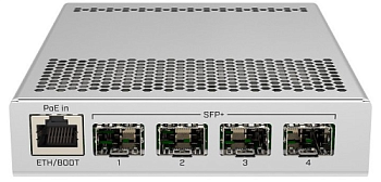 Купить MikroTik Cloud Router Switch 305-1G-4S+IN with 800MHz CPU, 512MB RAM, 1xGigabit LAN, 4 x SFP+ cages, RouterOS L5 or SwitchOS (dual b (CRS305-1G-4S+IN) с доставкой в #WD_SEO_REGION_NAME_P# 