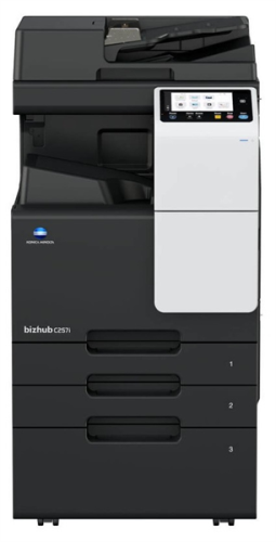 Konica Minolta bizhub C257i (МФУ, A3, 25 ppm, без крышки и ADF, без тумбы, без картриджей, запуск только инженером платно) фото 2