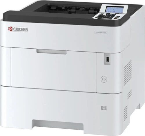 Kyocera ECOSYS PA6000x, Принтер, ч/б лазерный, A4, 60 стр/мин, 1200x1200 dpi, 512 Мб, USB 2.0, Network, лоток 500 л., Duplex, старт.тонер 11000 стр.